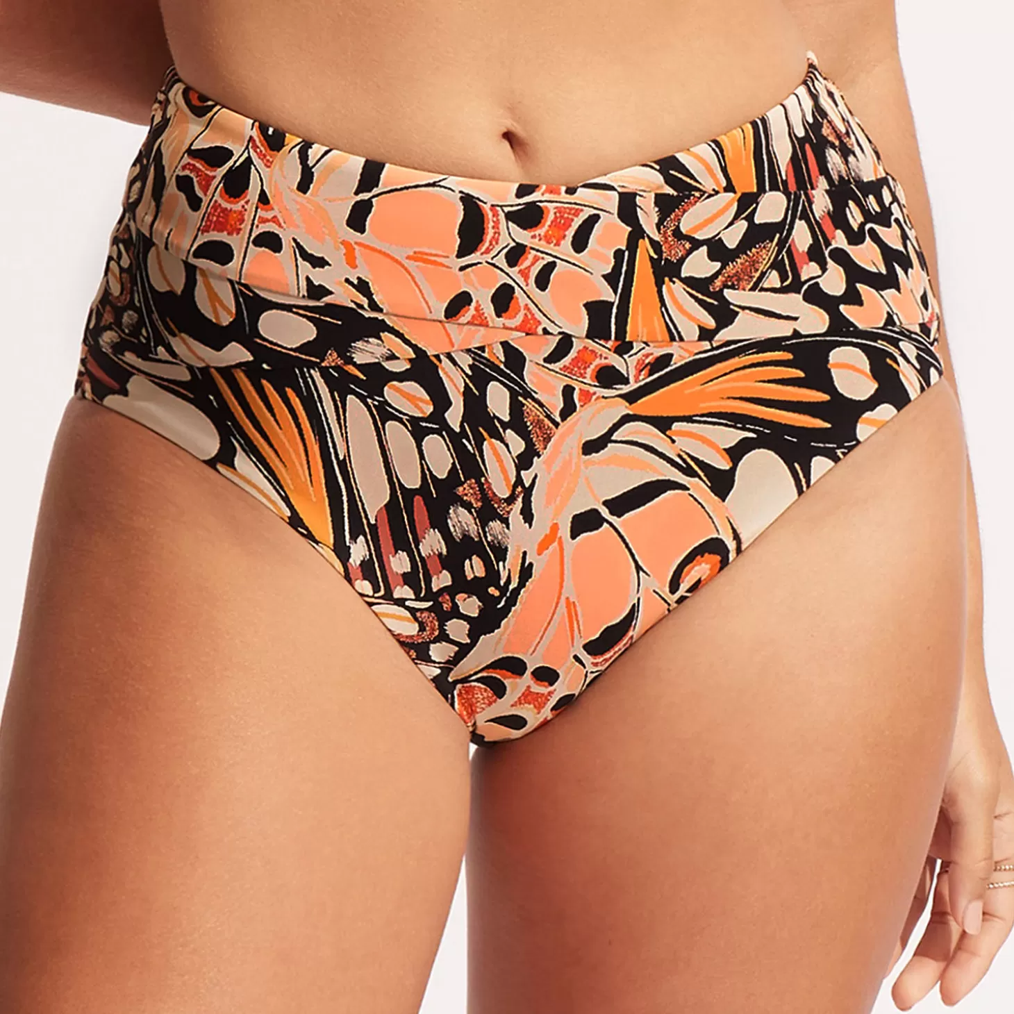 Seafolly Bas De Maillot De Bain Culotte Haute-Femme Culotte Haute