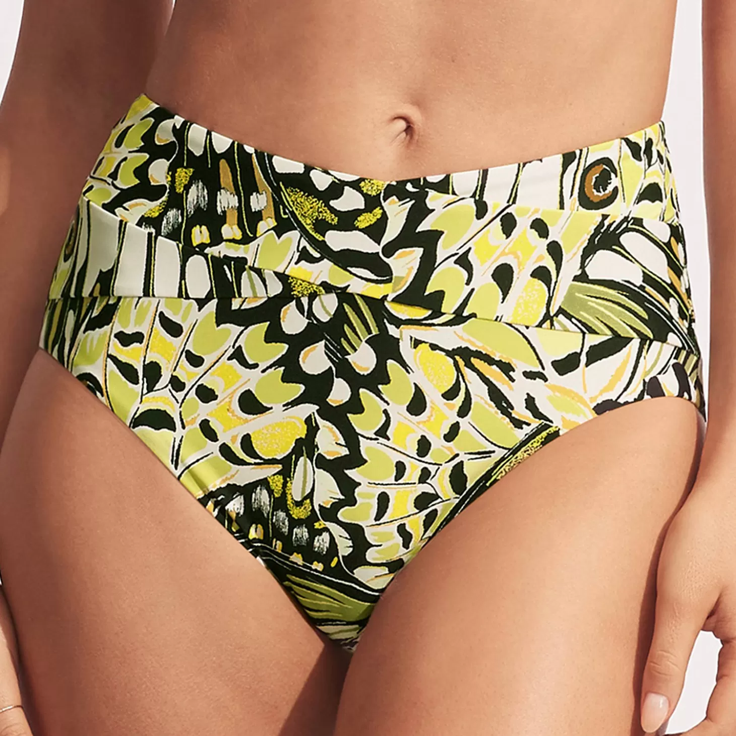 Seafolly Bas De Maillot De Bain Culotte Haute-Femme Culotte Haute