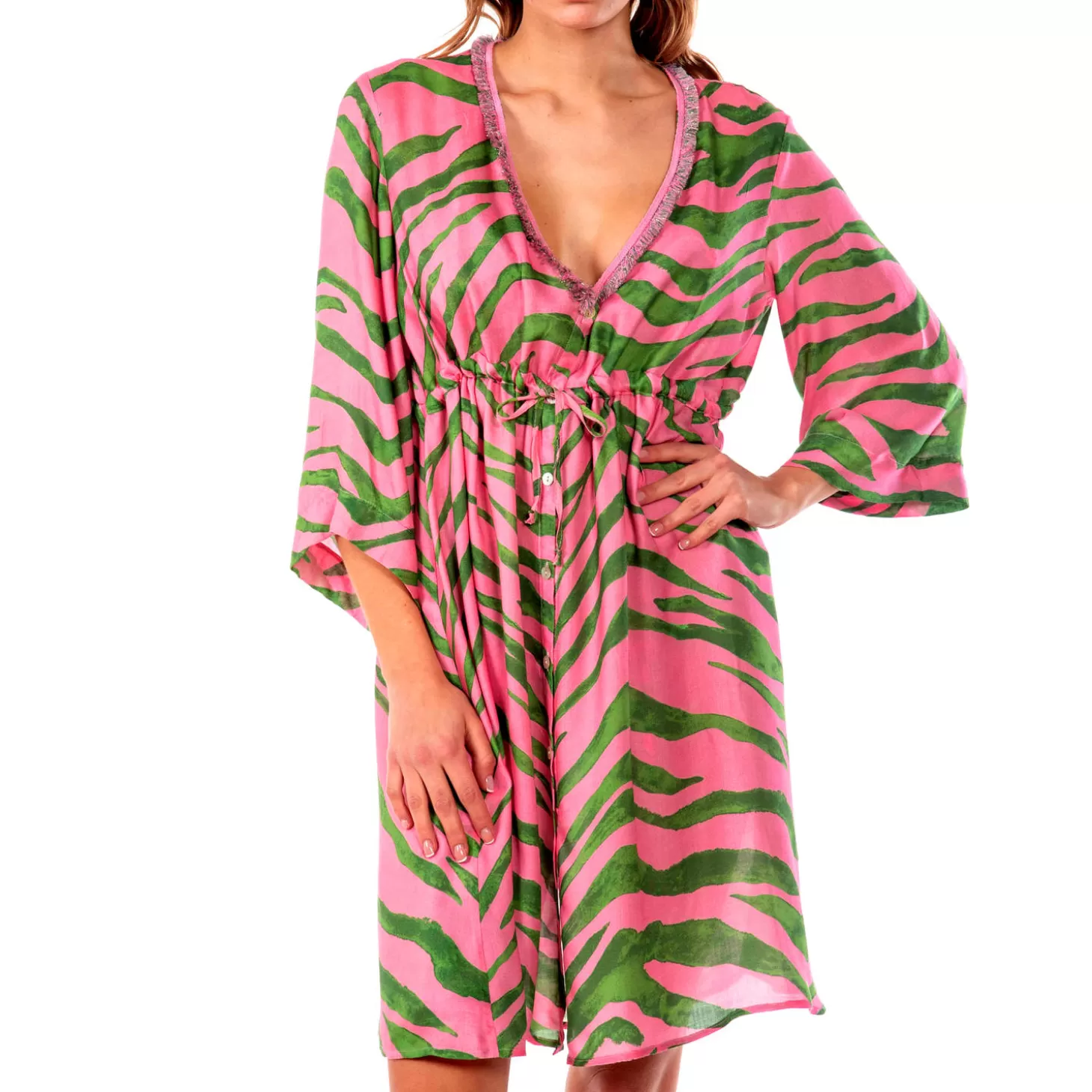 Valery Caftan-Femme Tunique De Plage & Paréo