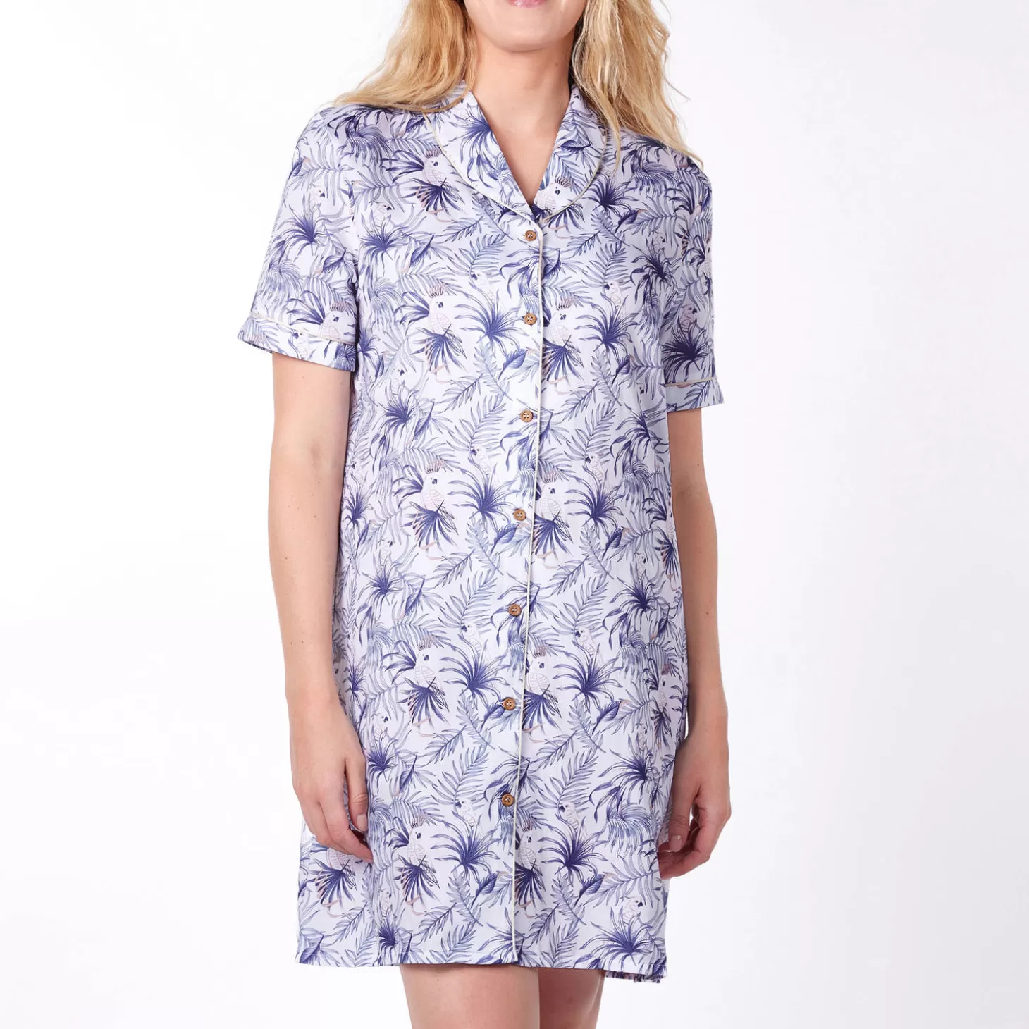 Canat Chemise De Nuit En Coton-Femme Chemise De Nuit