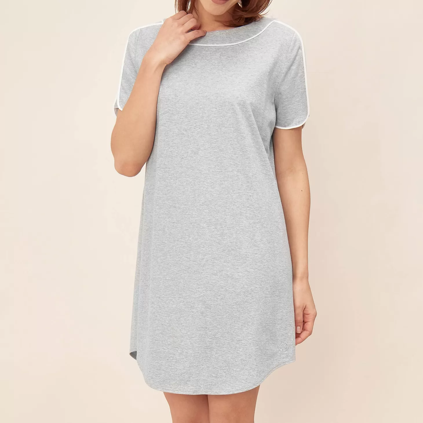 Féraud Chemise De Nuit En Coton-Femme Chemise De Nuit