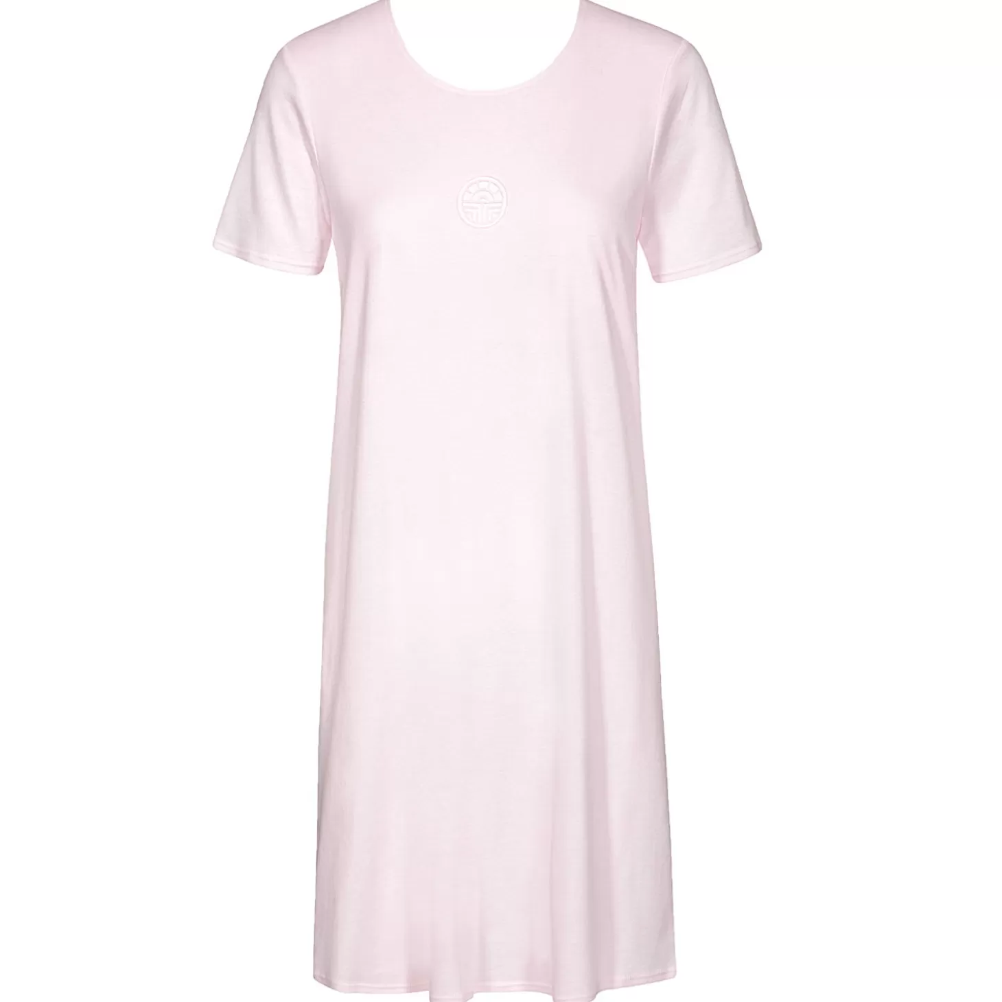 Féraud Chemise De Nuit Manches Courtes En Coton-Femme Chemise De Nuit