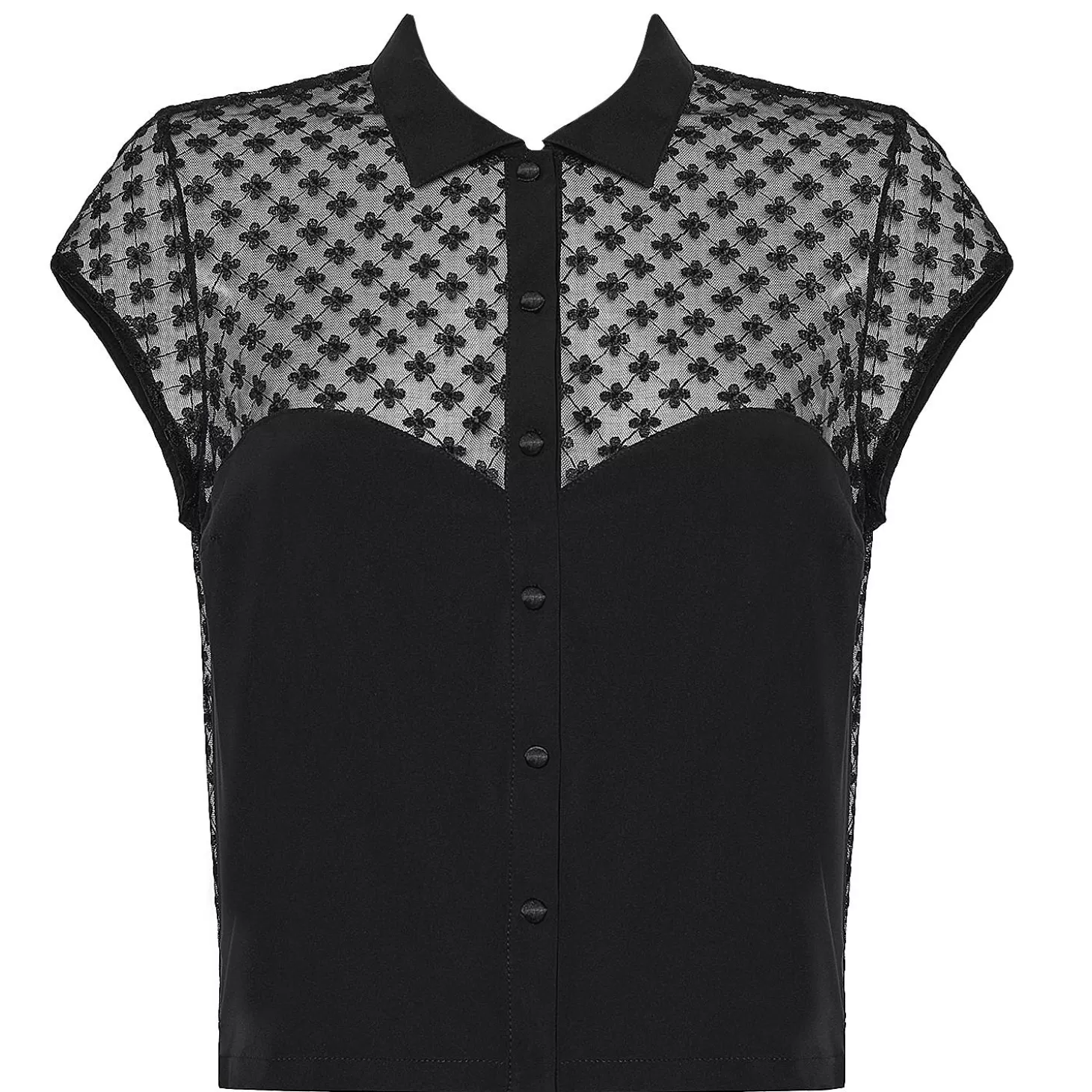 Simone Pérèle Chemise Manches Courtes Simone By Sp-Femme Caraco Et Top