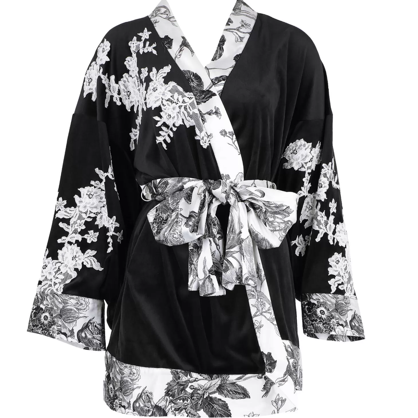 Marjolaine Déshabillé Court-Femme Déshabillé Et Kimono