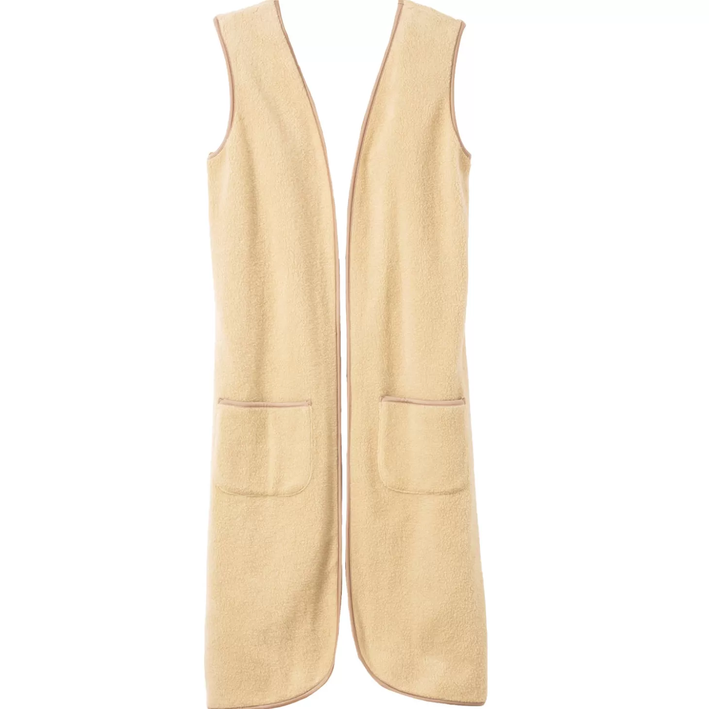 Calida Gilet Long Sans Manches En Coton-Femme Pull & Gilet