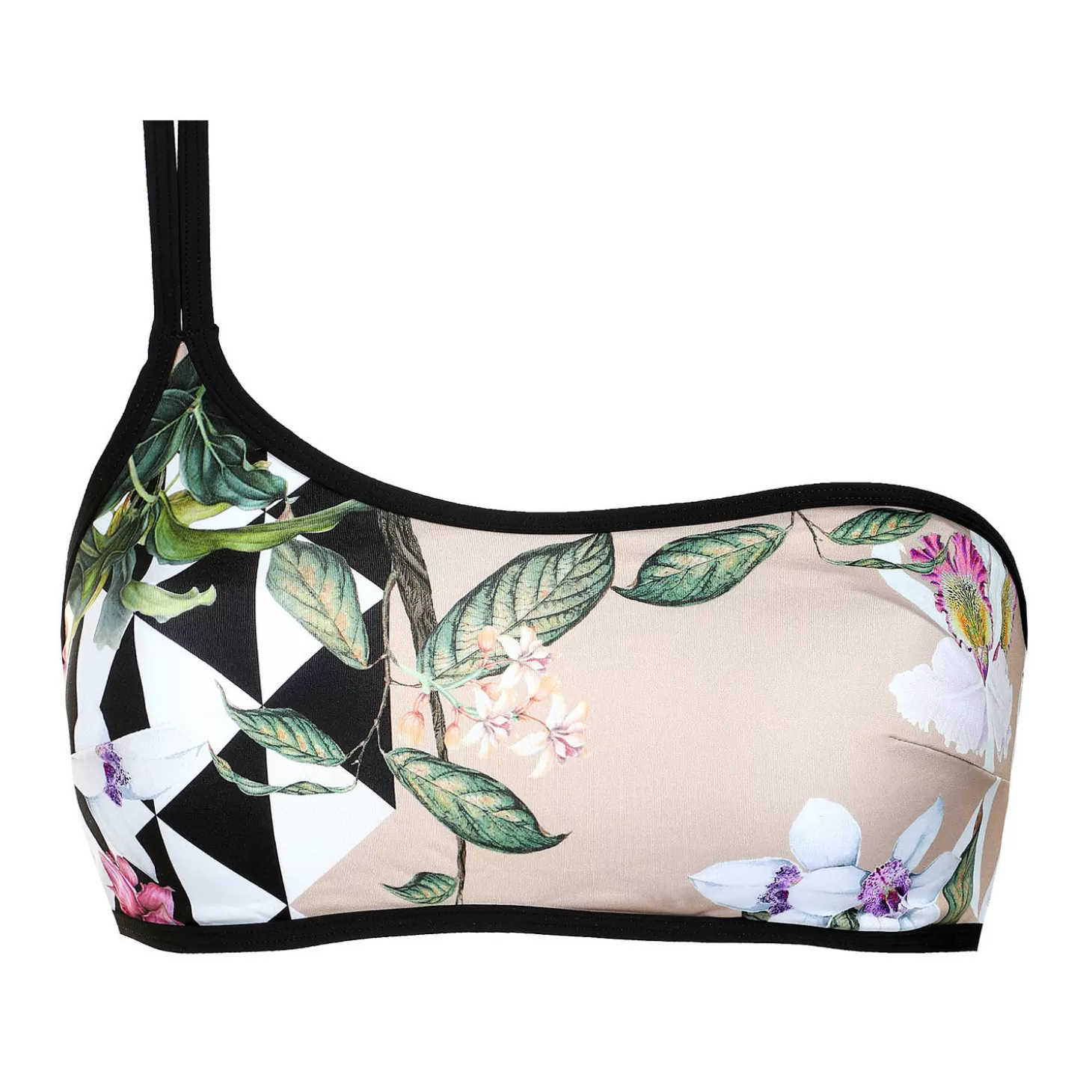 Prelude Haut De Maillot De Bain Bandeau Asymetrique-Femme Bandeau