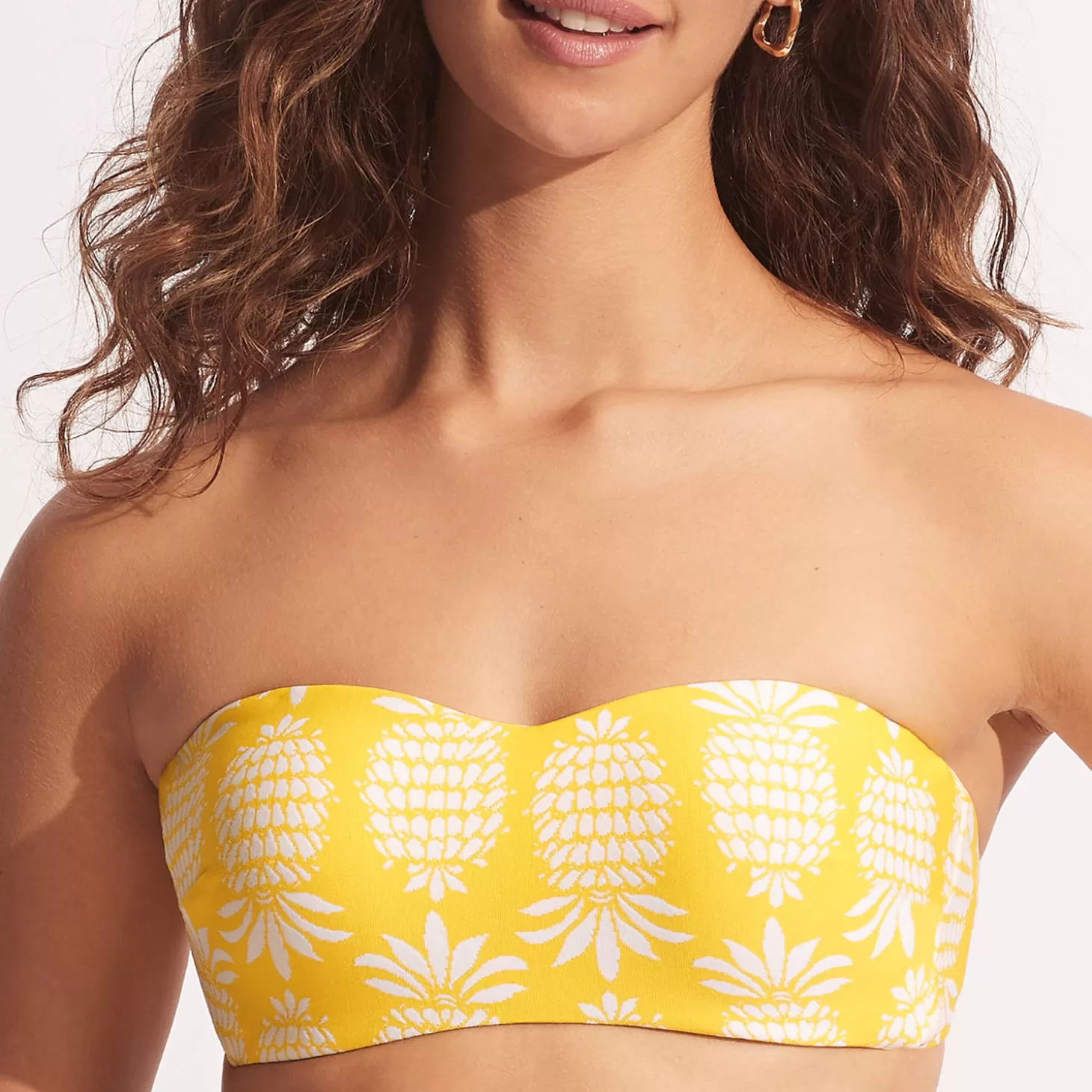 Seafolly Haut De Maillot De Bain Bandeau Sans Armatures-Femme Bandeau