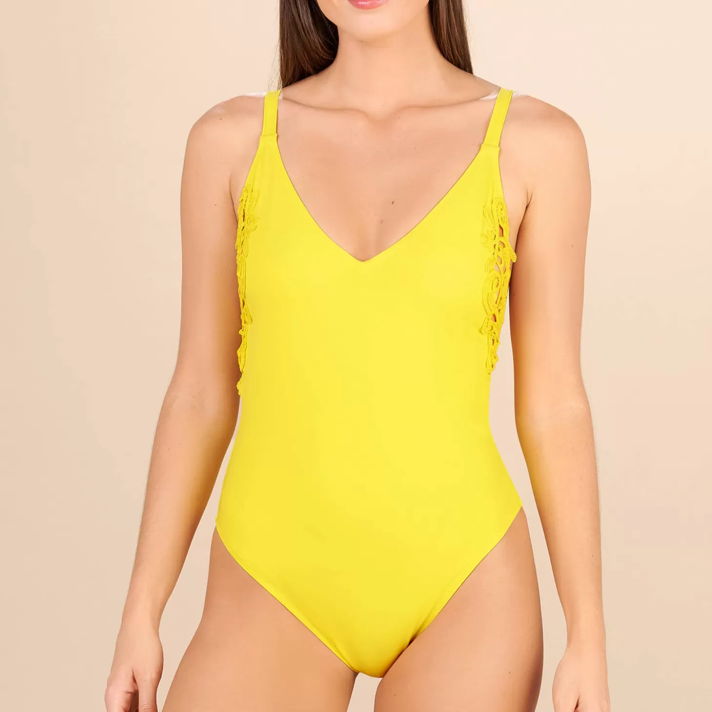 Pain de Sucre Maillot De Bain 1 Pièce Dos Nu Echancre Amadeus Sans Armatures-Femme Autres Formes