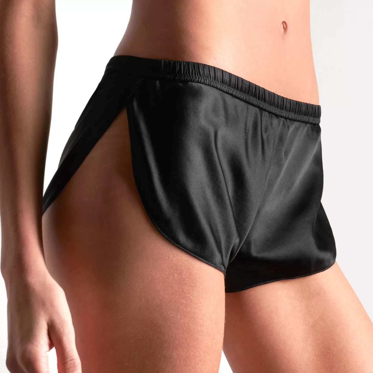 Maison Close Mini Short En Soie-Femme Short