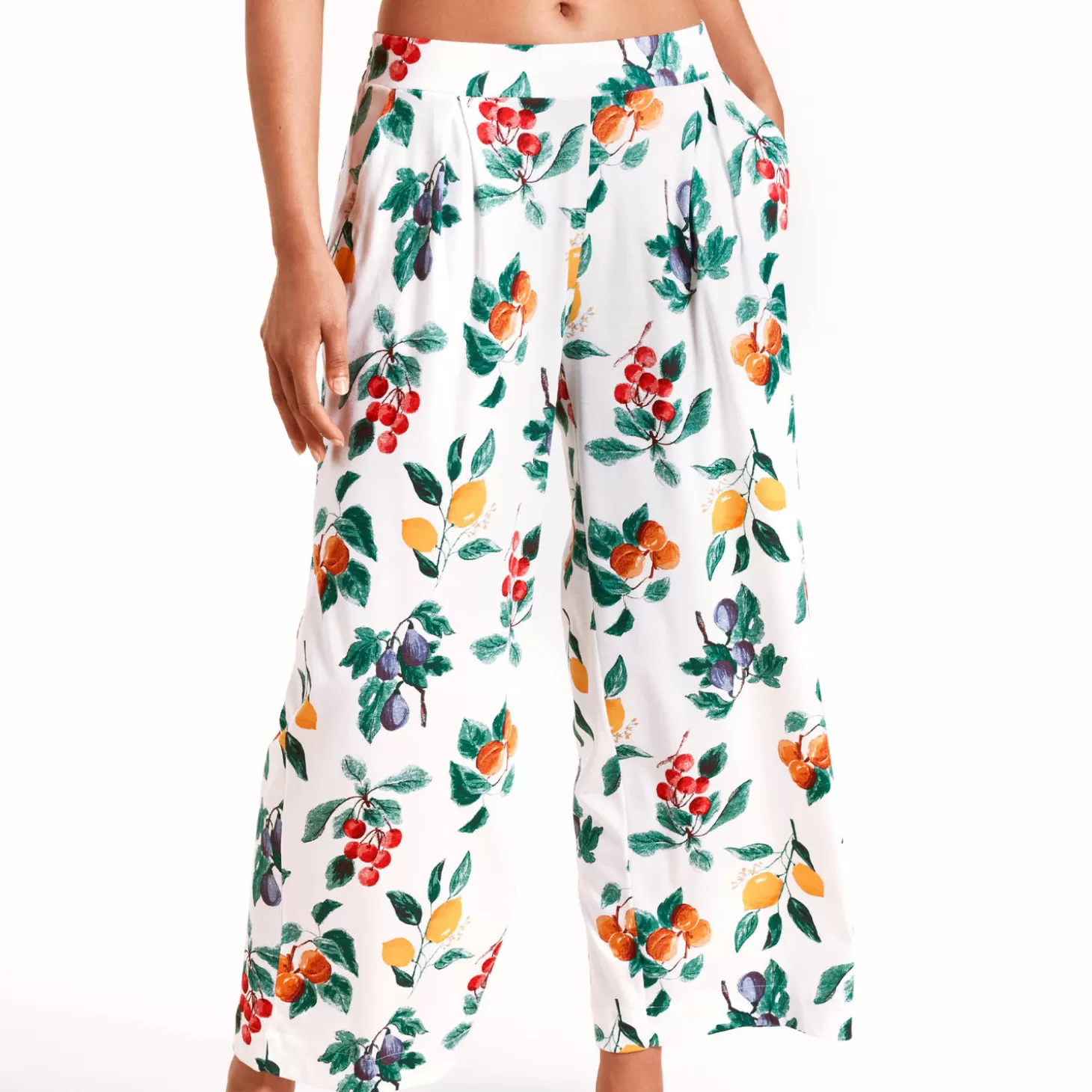 Calida Pantalon 7/8 En Coton-Femme Ensemble De Détente