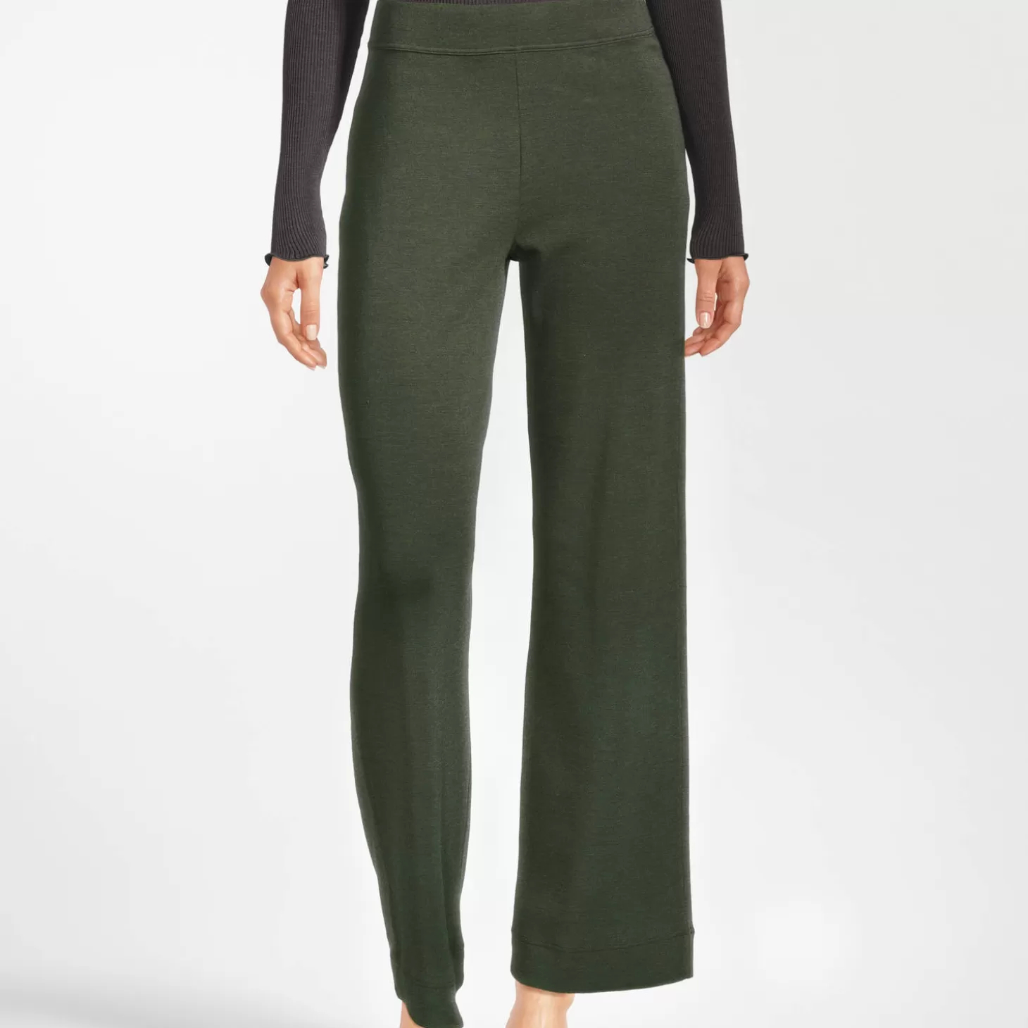 Oscalito Pantalon En Laine Et Soie-Femme Ensemble De Détente