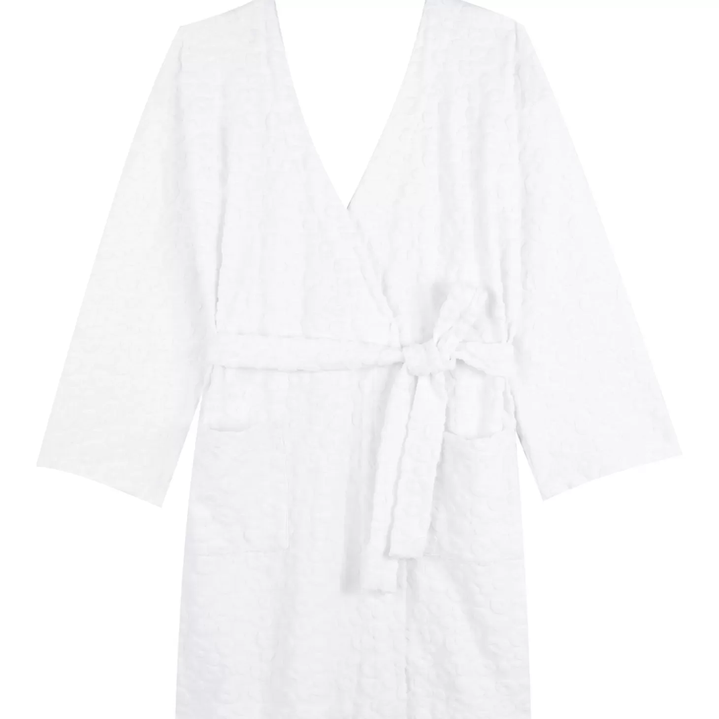 Laurence Tavernier Peignoir Court En Coton-Femme Robe De Chambre Et Peignoir