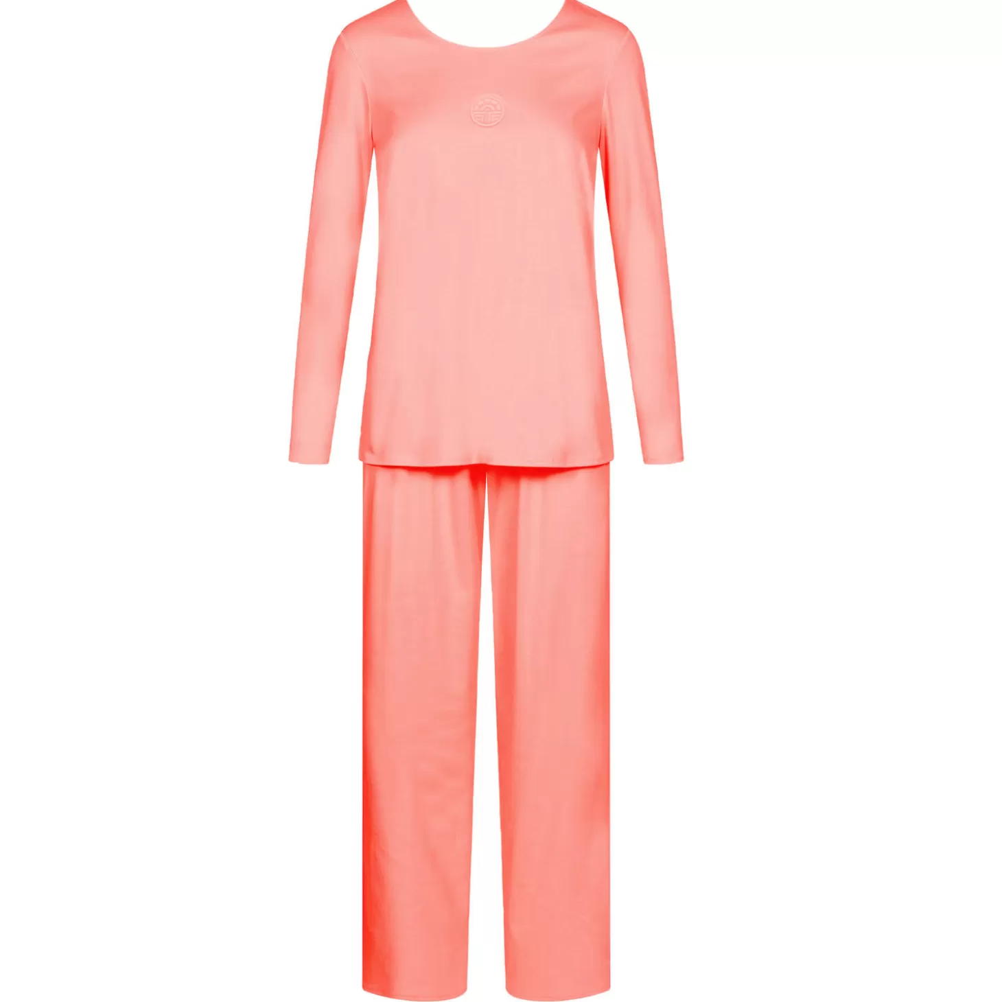 Féraud Pyjama Col Rond En Coton-Femme Pyjama