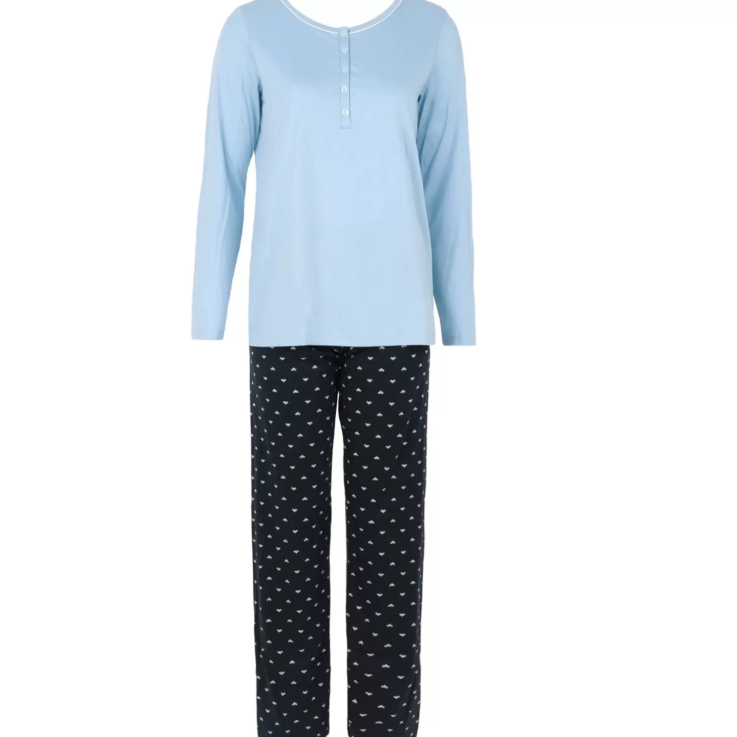 Calida Pyjama Depareille En Coton-Femme Pyjama