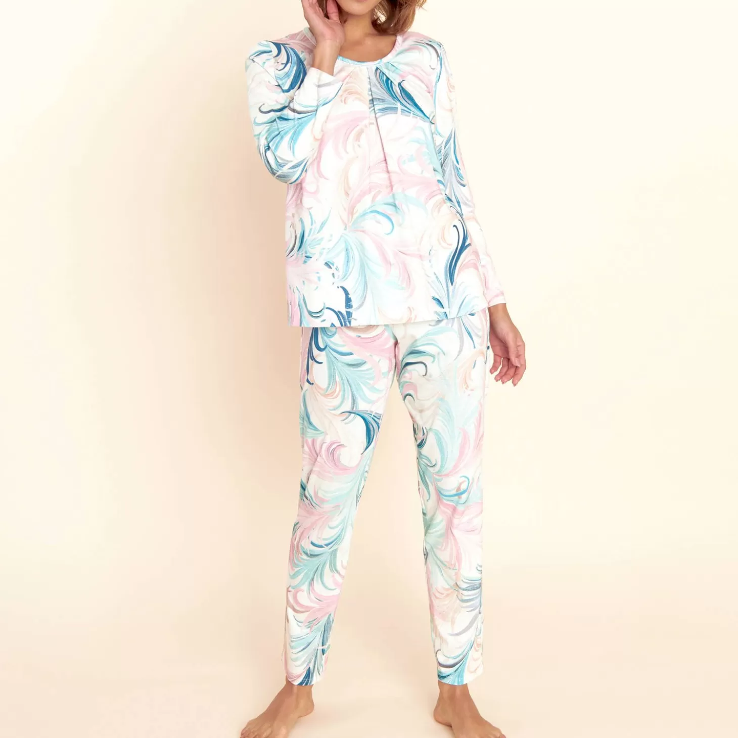 Féraud Pyjama En Coton-Femme Pyjama