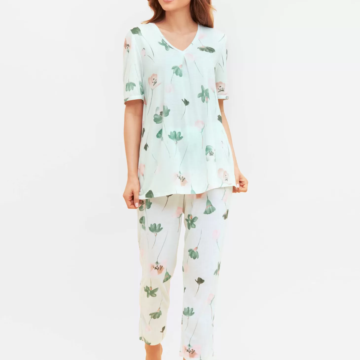 Féraud Pyjama En Coton-Femme Pyjama