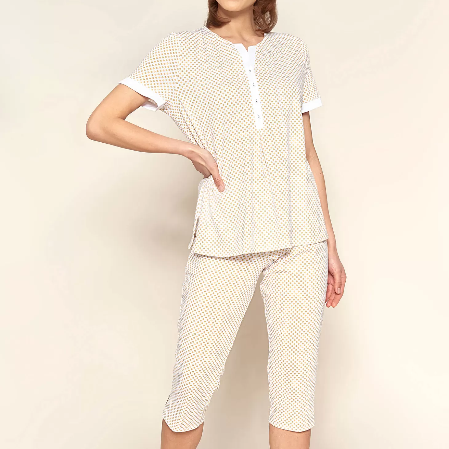 Féraud Pyjama En Coton-Femme Pyjama