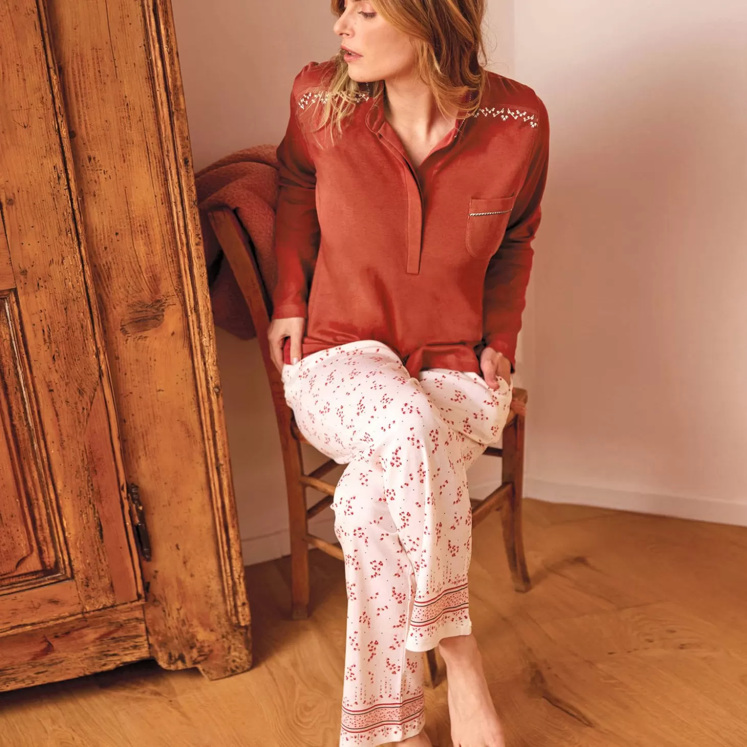 Canat Pyjama En Coton-Femme Pyjama