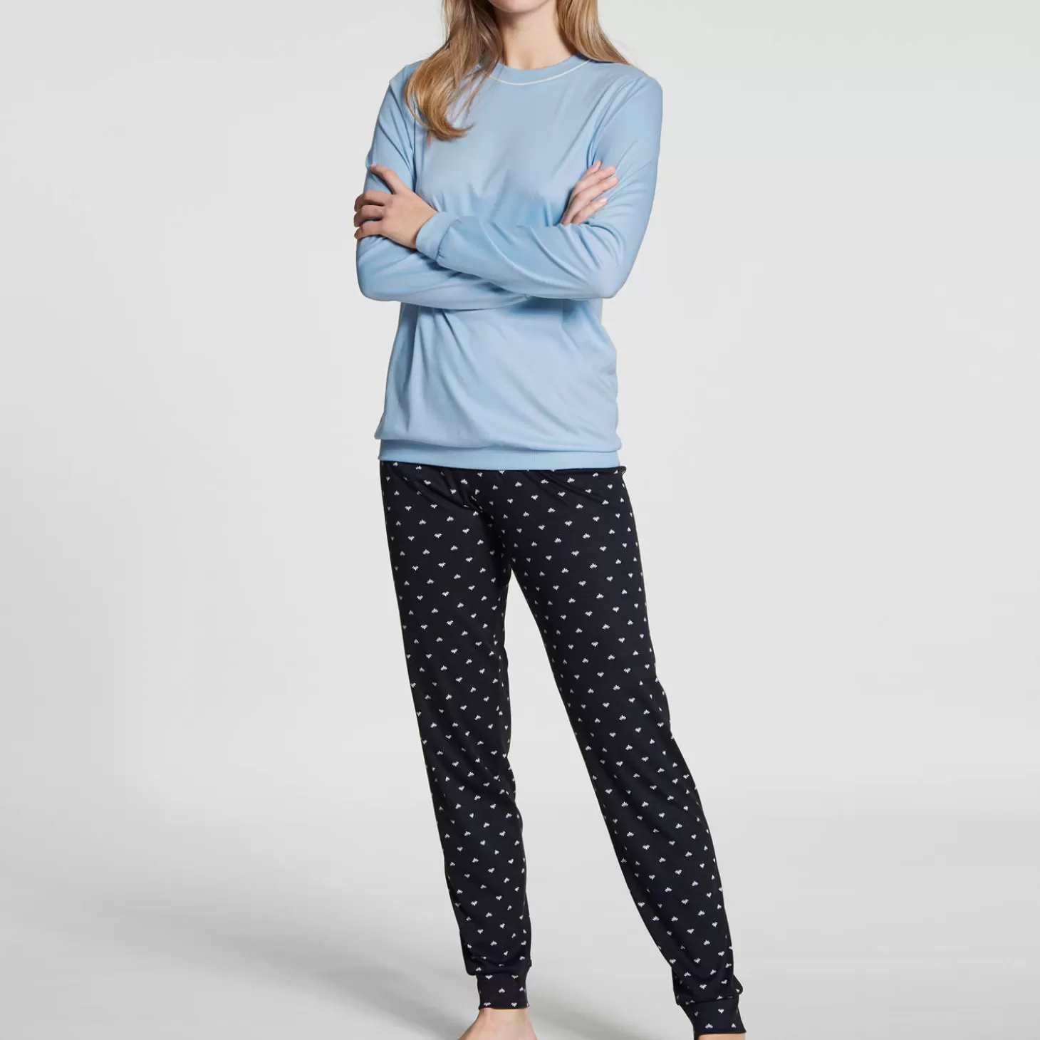 Calida Pyjama Sweat En Coton-Femme Pyjama