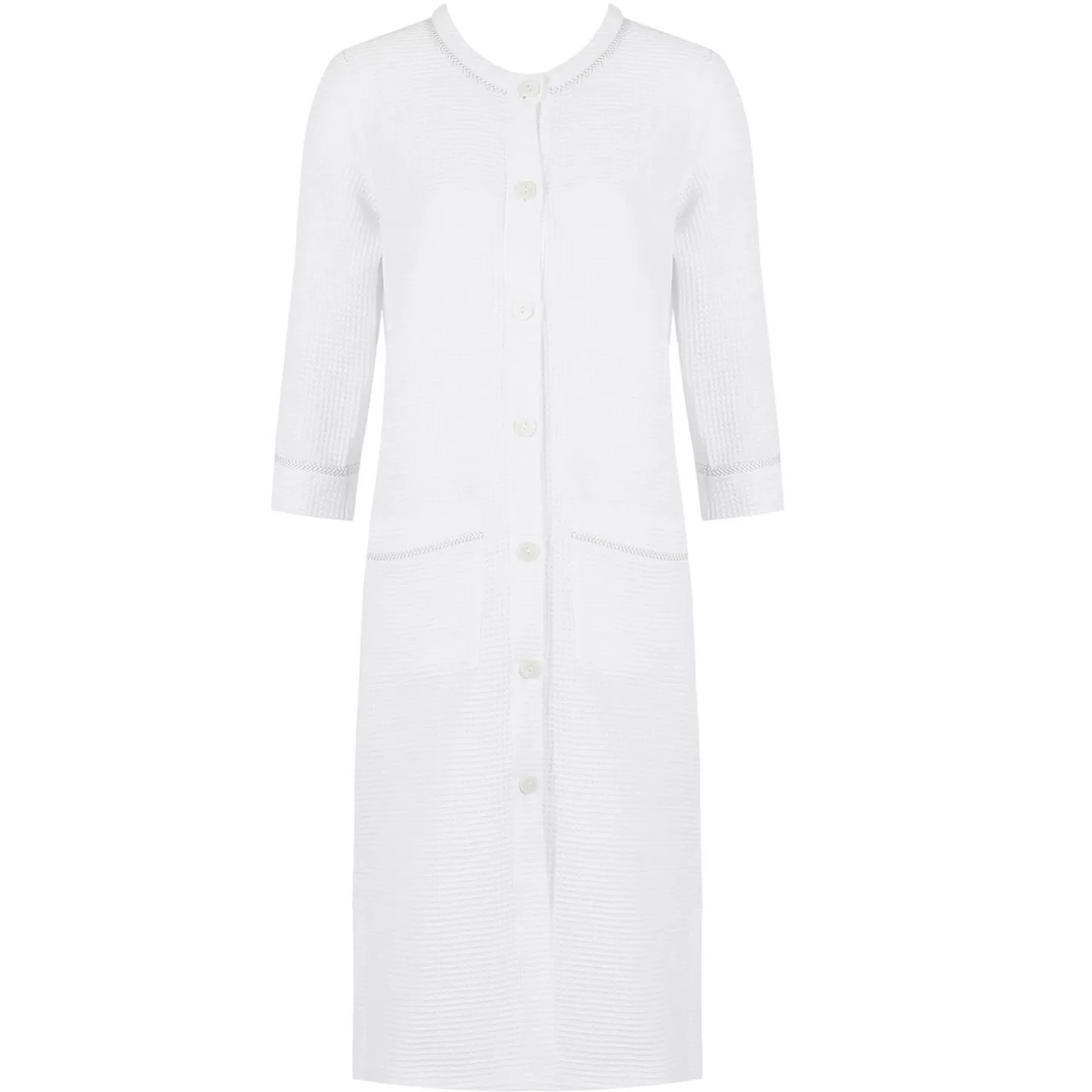 Canat Robe De Chambre Boutonnee En Coton-Femme Robe De Chambre Et Peignoir