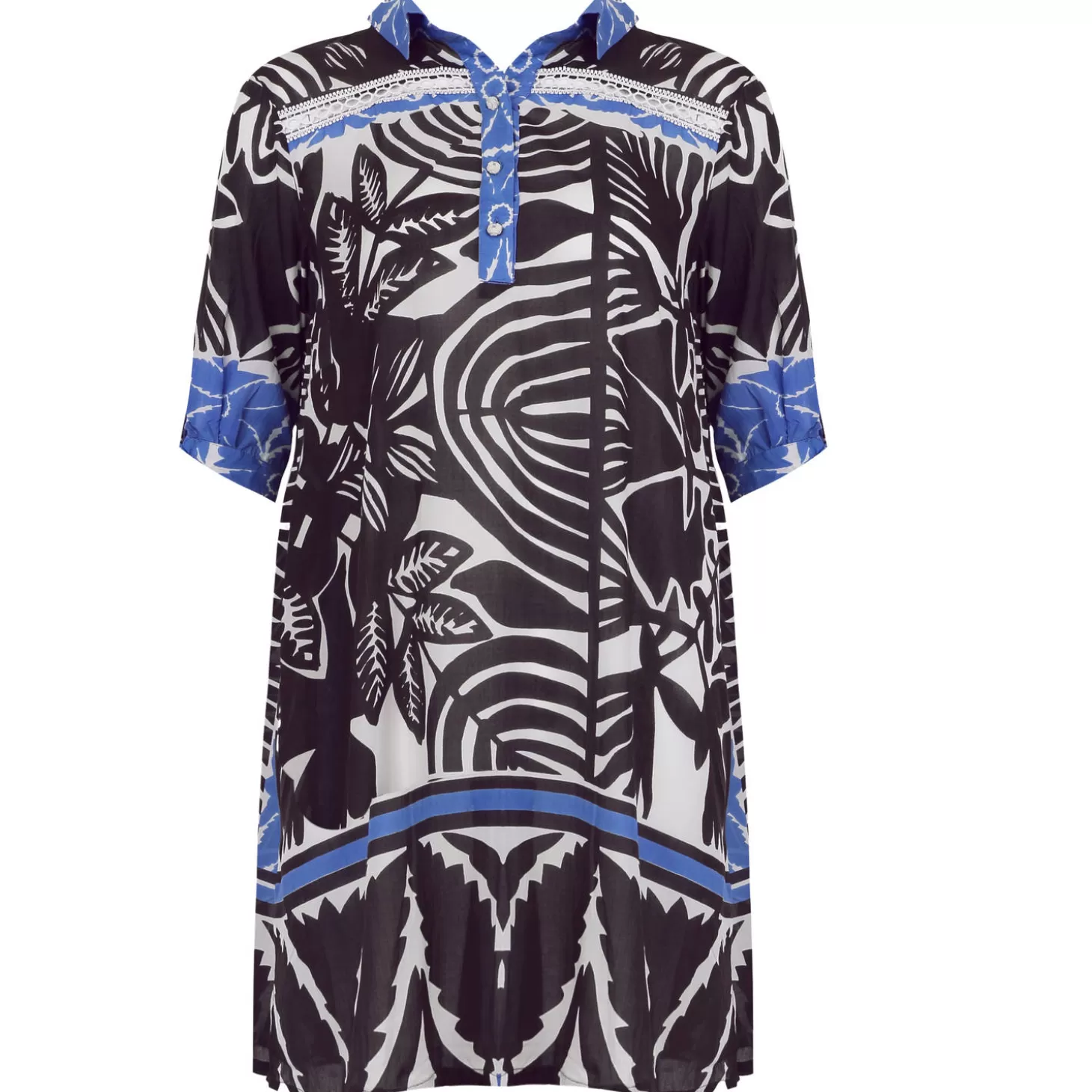 Miradonna Robe De Plage Courte Clarisse-Femme Robe De Plage