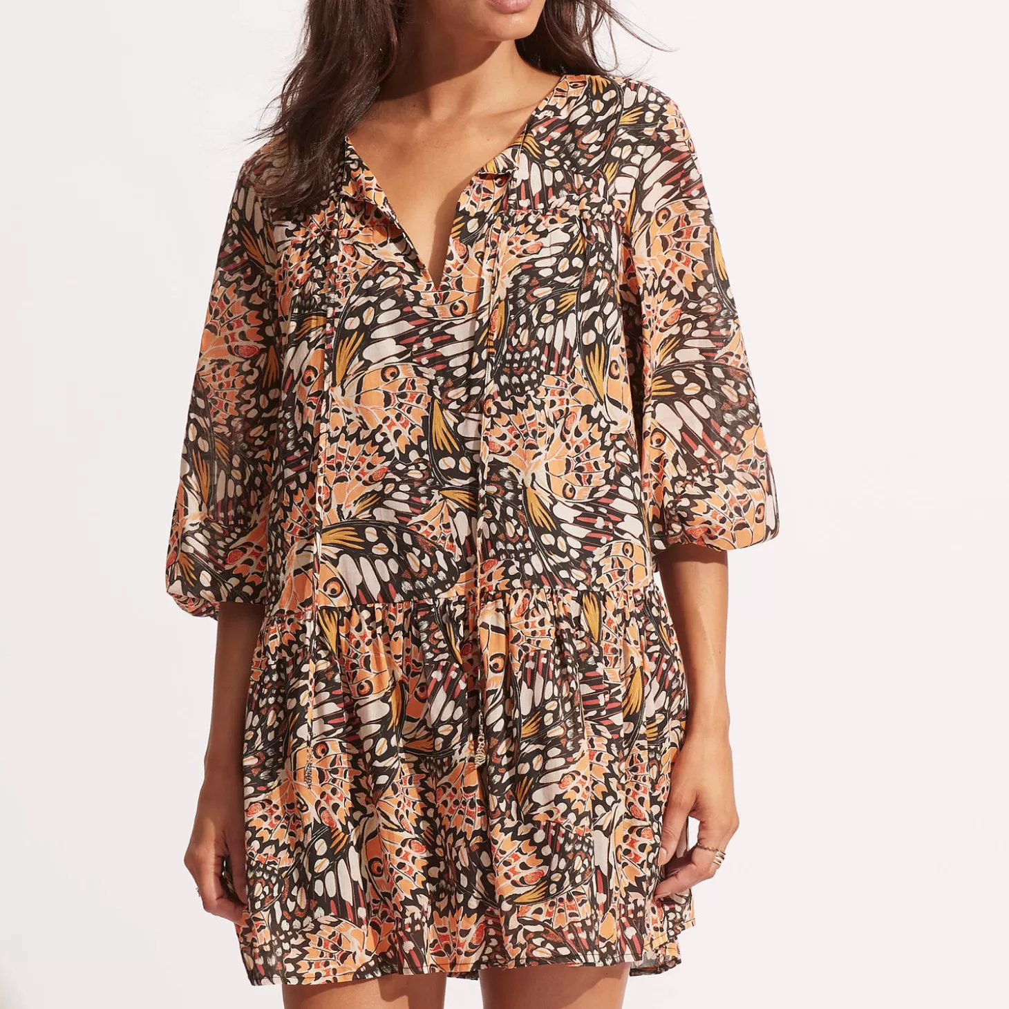 Seafolly Robe De Plage En Coton-Femme Robe De Plage