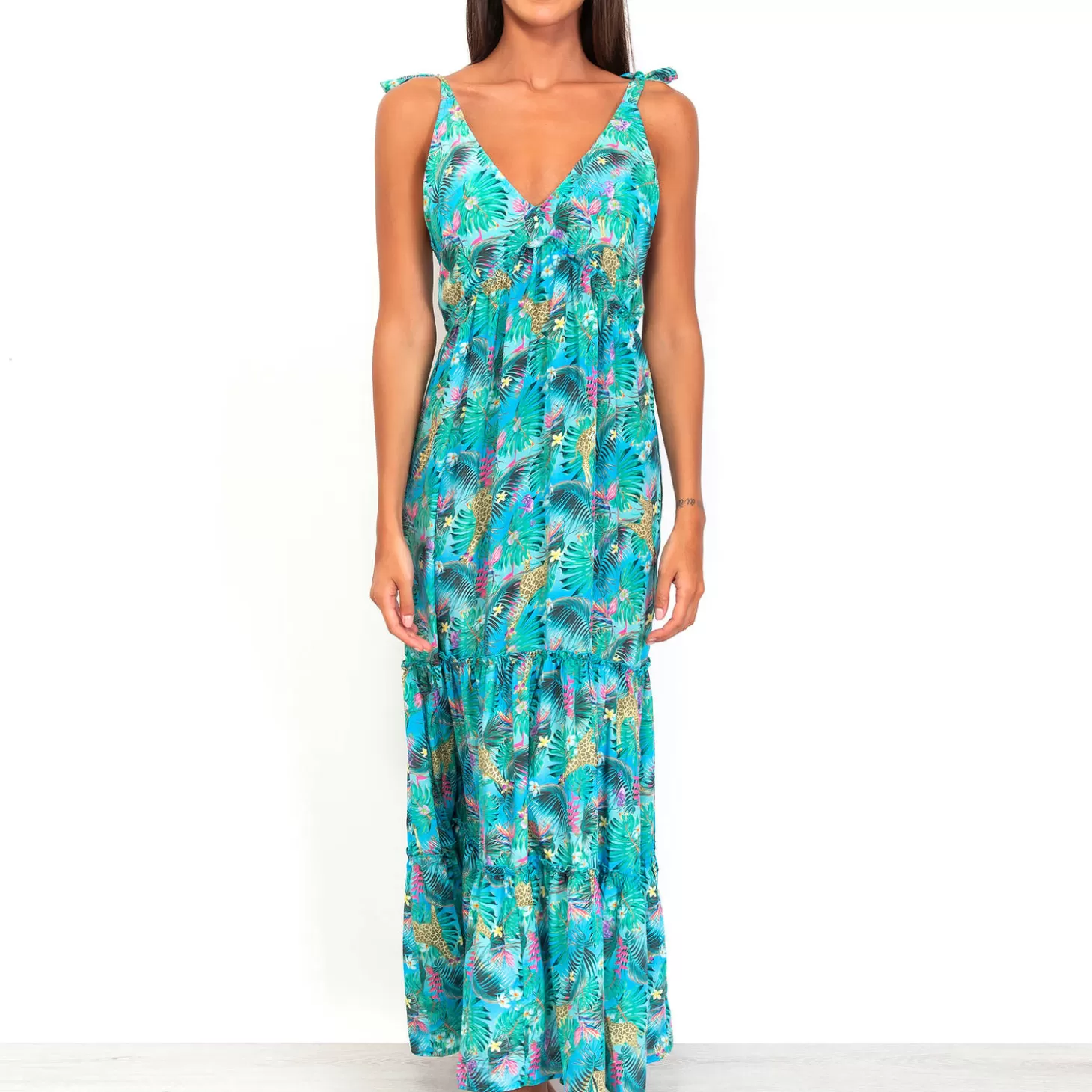 Verdissima Robe De Plage Longue-Femme Robe De Plage