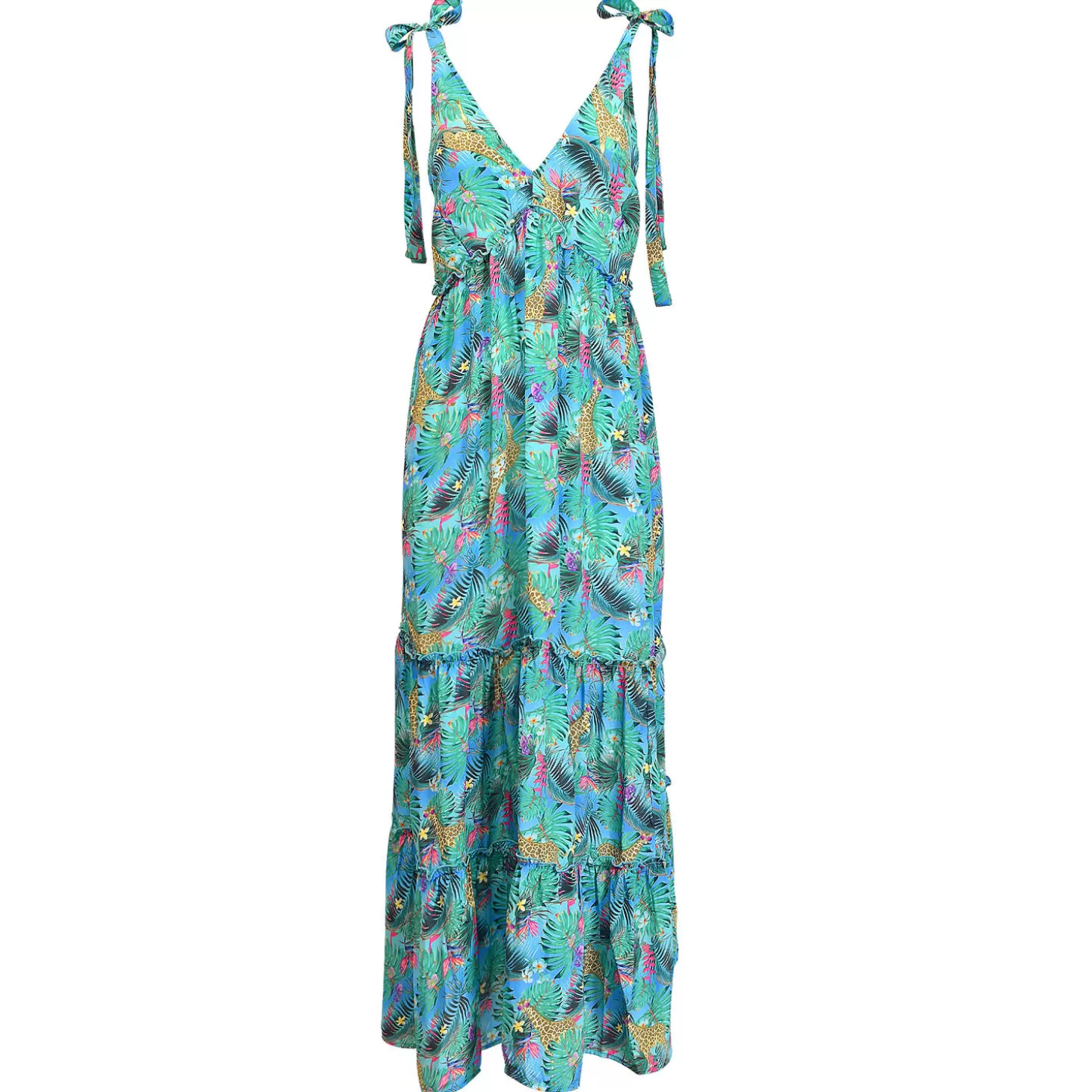 Verdissima Robe De Plage Longue-Femme Robe De Plage