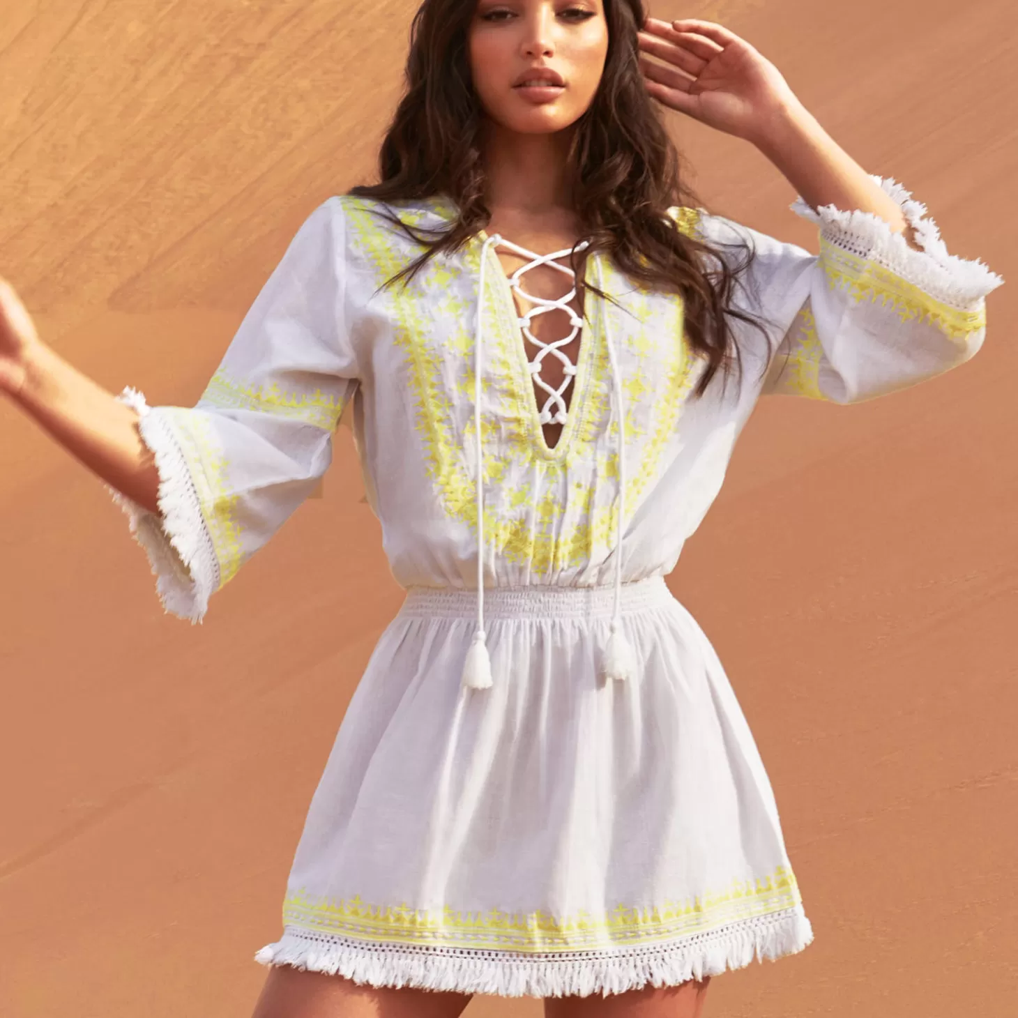 Melissa Odabash Robe De Plage Martina En Coton-Femme Robe De Plage