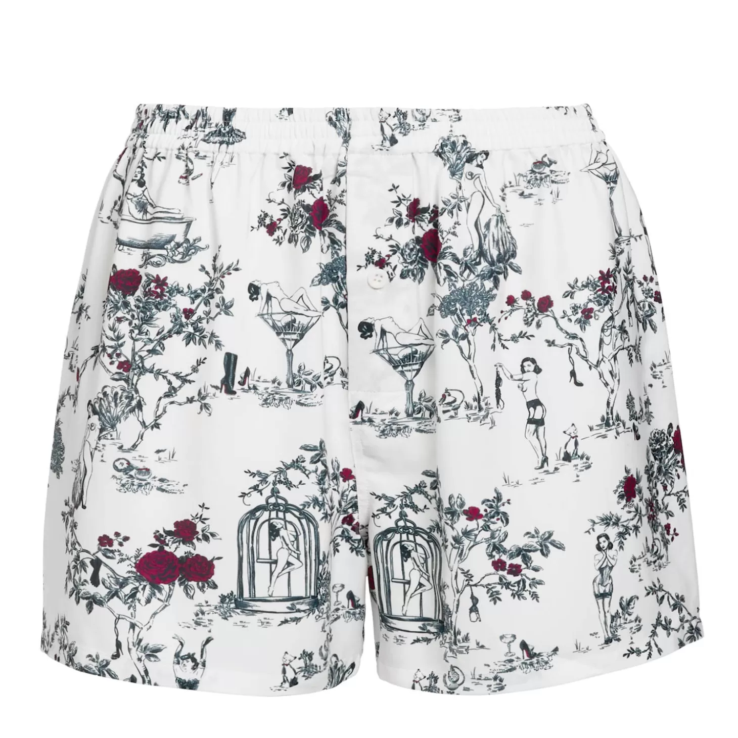 Dita Von Teese Short En Satin-Femme Short