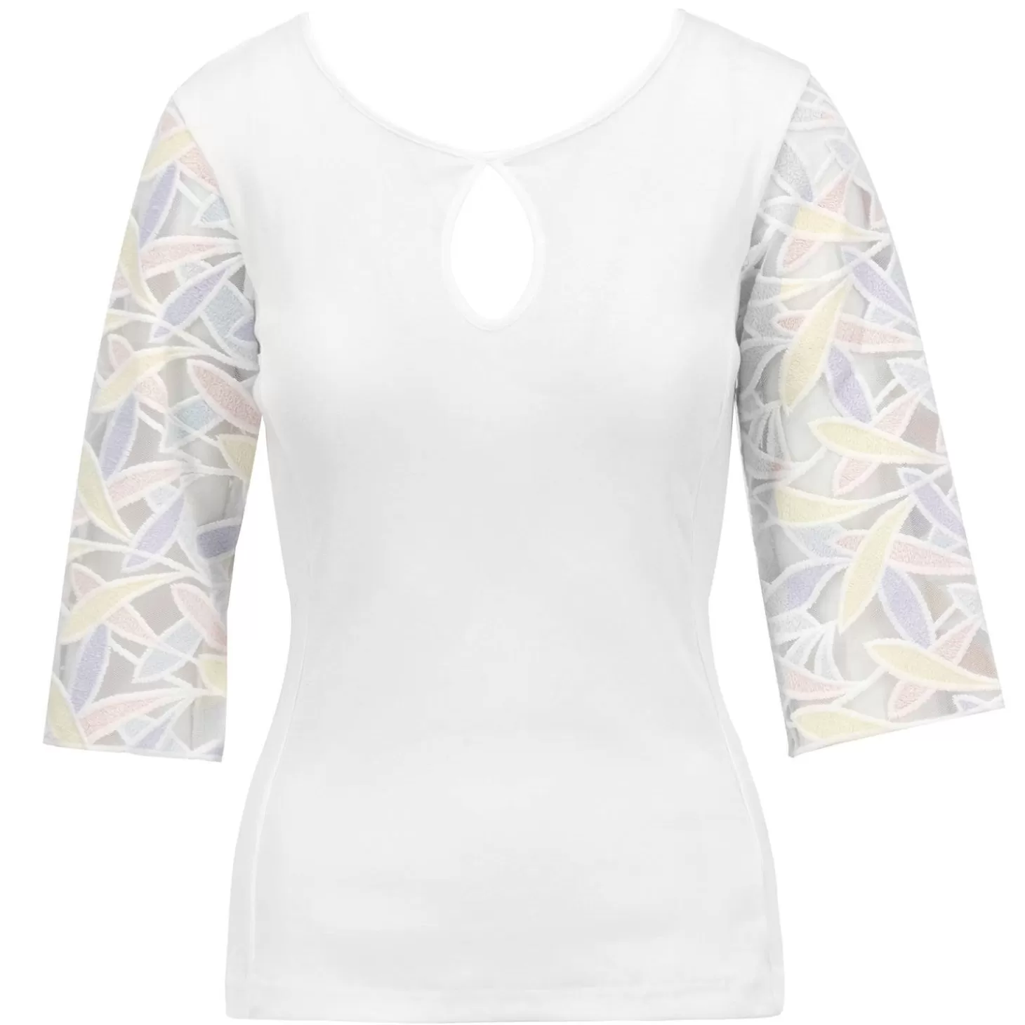 Oscalito Top Manches 3/4 En Coton-Femme Caraco Et Top