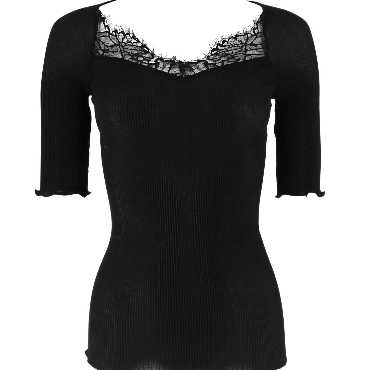 Oscalito Top Manches 3/4 En Coton Fil D'Ecosse-Femme Caraco Et Top